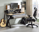 Eleazar Music Recording Studio Desk - Natural Oak by HouseOfZazla