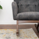 Alistair - Rocking Chair - Brown / Dark Gray by HouseOfZazla
