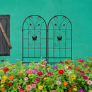 2 Pack Metal Garden Trellis 71" x 19.7" Rustproof Outdoor Support by HouseOfZazla