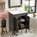Bathroom Vanity With Top Sink, 2 Tier Storage Cabinet by Unique Piece Furniture