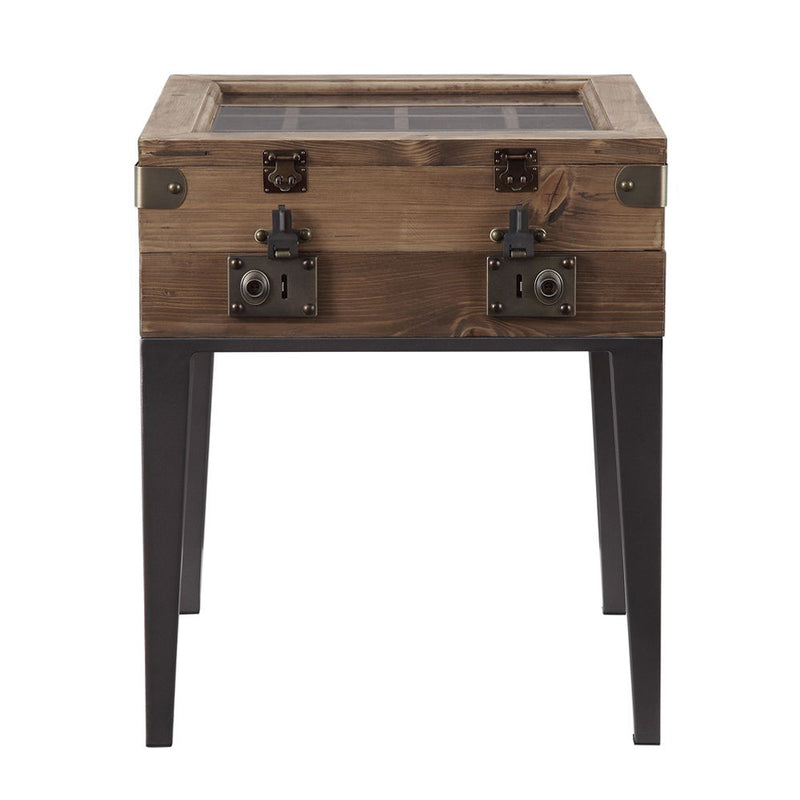 Kolin - Accent Table - Rustic Oak & Matte Gray, photo 7 of 7