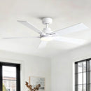 Reversible Motor Integrated LED Dimmable Ceiling Fan With Light by Unique Piece Furniture