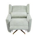 Power Recliner Chair Swivel with Boucle Upholstery and 360° Swivel by HouseOfZazla