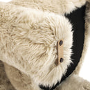 Avalon - Genuine Sheepskin Fur Split Barrel Back Accent Chair - Natural Blonde by HouseOfZazla