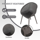 Modern Lounge Chair Set With Round Table by HouseOfZazla