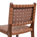 Andre - Counter Stool With Back - Pecan Brown by HouseOfZazla