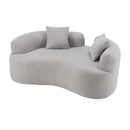 Modern Curved Loveseat by HouseOfZazla