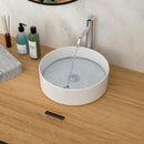 Elegant Ceramic Vessel Bathroom Sink With Stain Resistant Finish by HouseOfZazla