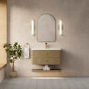 James Martin Allamari 36" Floating Single Bathroom Vanity, Dune Mist