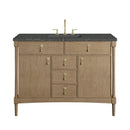 James Martin Kinnsden 48" Single Bathroom Vanity, Weathered Oak