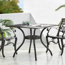 Phoenix - Square Table - Bronze