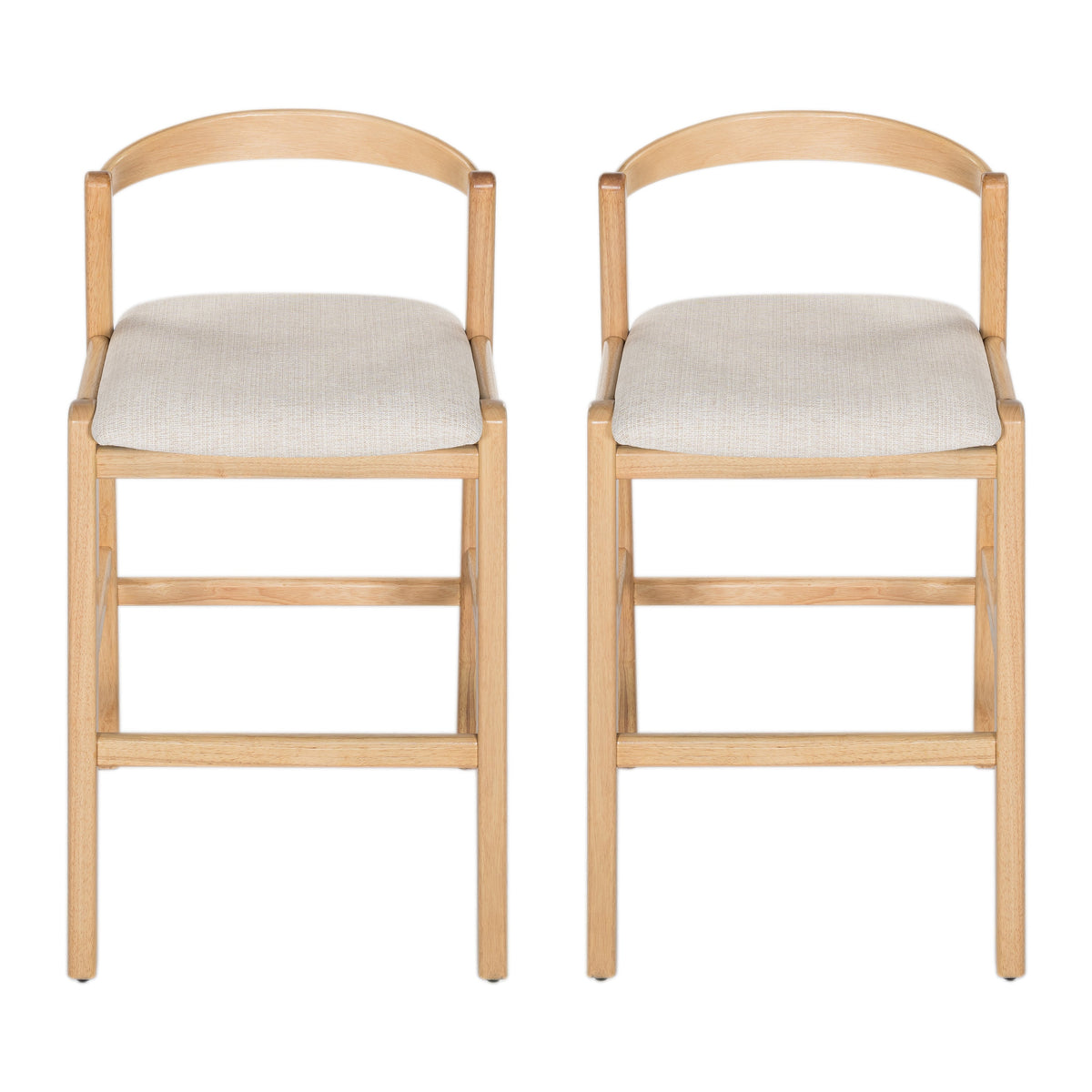 Balmain Indoor Rubberwood Barstool, photo 5 of 10