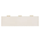 U Style 60" Painted Console Table with 3 Drawers