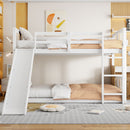 Bunk Bed With Convertible Ladder And Slide by HouseOfZazla