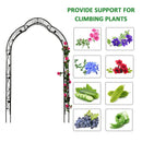 Metal Garden Arch Assemble Freely With 8 Styles Garden Arbor Trellis Climbing Plants Support Rose Arch by HouseOfZazla