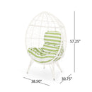 Cosmos - Round Hammered Iron Teardrop Chair by HouseOfZazla