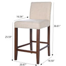 Dorian - Counter Chair (Set of 2) - Beige by HouseOfZazla