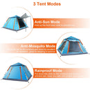 4-5 Person Camping Tent Outdoor Foldable Waterproof Tent with 2 Mosquito Nets Windows Carrying Bag for Hiking Climbing Adventure Fishing by GBruno Store