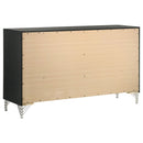 Malcolm - 6 Drawer Dresser Cabinet - Black by HouseOfZazla