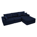 Corner Chaise L-Shaped Sectional Sofa Bed by Unique Piece Furniture