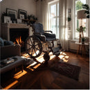 Lightweight Foldable Transport Wheelchair For Adults With Double X Force Support by HouseOfZazla