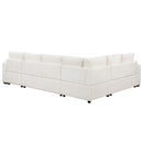 Sectional Sofa Pull-Out Sofa Bed Sleeper With A Storage Ottoman, Three Pillows And Charging Devices For Living Room by HouseOfZazla