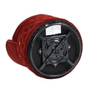 360 Degree Swivel Cuddle Barrel Accent Sofa Chairs, Round Armchairs with Wide Upholstered, Fluffy Velvet Fabric Chair for Living Room, Bedroom, Office, Waiting Rooms