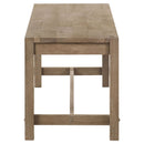 Malvika - Trestle Base Dining Bench - Brown