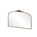 Vintage Arched Gold Mirror: 40'x30' Antique Brass Frame by HouseOfZazla