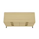 Grace - Double Dresser With 6 Drawers - Oak by HouseOfZazla