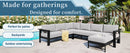 U_Style U-Shaped Outdoor Sectional Sofa Set