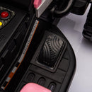 Ride on Tractor with Trailer,24V Battery Powered Electric Tractor Toy, 200wx2motor 1.86-4.97MPH/Remote Control,electric car for kids,Three speed adjustable,USB,MP3, Bluetooth,LED light, safety belt