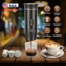 Portable Espresso Machine with Self-Heating & 7500mAh Battery