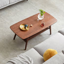 Low Coffee Table With Storage Shelf by Unique Piece Furniture
