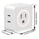 Multi-Function Socket Adapter – Five-Way Wall Extension