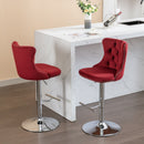 Swivel Adjustable Height Barstools Set of 2 by HouseOfZazla