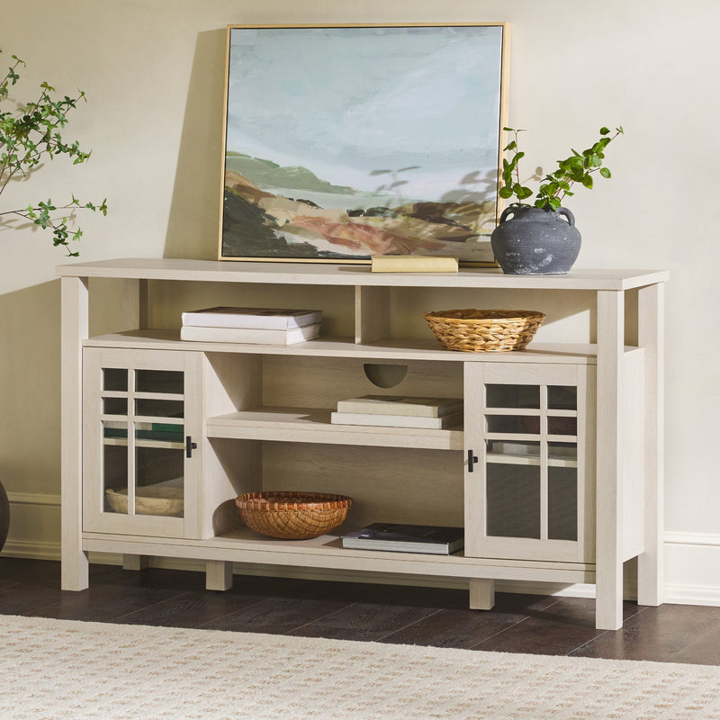 Hattie 58" 2-Door Transitional Buffet Sideboard & TV Stand