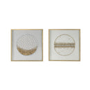 27.6x27.6" Shadow Box Wall Décor Set of 2