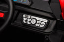12V7A*2 30W*4 Four-Wheel Drive Seat One Button Start, Forward And Backward, High And Low Speed, Music, Front Light, Power Display, Two Doors Can Open, 2.4G R / C, Seat Belt Four Wheel Absorber by HouseOfZazla