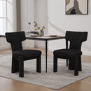 Armless Curved Back Accent Chairs by Unique Piece Furniture