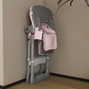 Adjustable Baby High Chair 0-6 Years, Portable Infant Feeding Seat With Safety Belt, Silent Lockable Wheels by Unique Piece Furniture