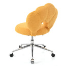 360Swivel Height Adjustable,Swivel Chair,Teddy fabric,home office chair