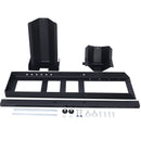 Heavy Duty Adjustable Motorcycle Stand / Wheel Chock 1800 Lb Capacity - Black