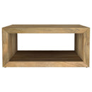 Mesa - Square Coffee Table - Natural by HouseOfZazla