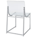 Hartsell - Dining Side Chair (Set of 2) - Chrome by HouseOfZazla