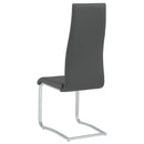 Montclair Upholstered Dining Side Chair Grey (Set of 4)