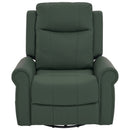 Manual Recliner Chair With 270 Degree Swivel, Massage & Heating, Dual Reclining Positions by Unique Piece Furniture