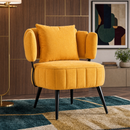 Decorative Armchair With Spring Seat Cushion