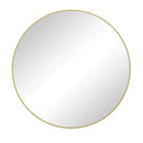 Wall Circular Mirror Metal Framed Mirror Round Vanity Mirror Dressing Mirror, For Bathroom, Living Room, Bedroom Wall Decor by Unique Piece Furniture