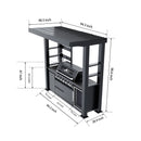 94-Inch 6-Burner Deluxe Stainless Steel Gas Outdoor Kitchen Grill